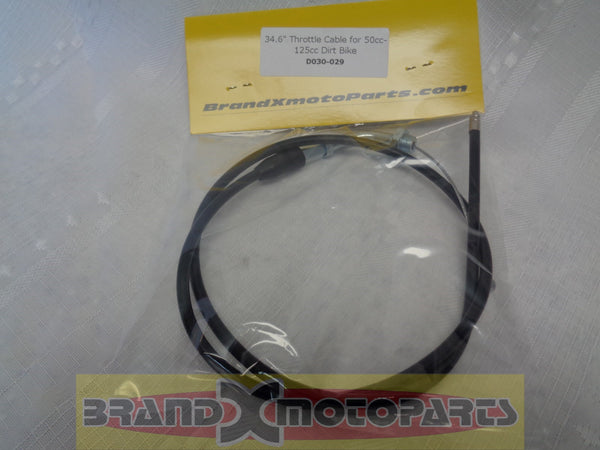 34.6" Throttle Cable for 50cc-125cc Dirt Bike