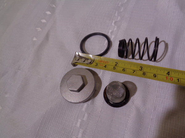 GY6 OIL FILTER SCREEN OEM REPLACEMENT KIT, 50cc, 125cc, 150cc.
