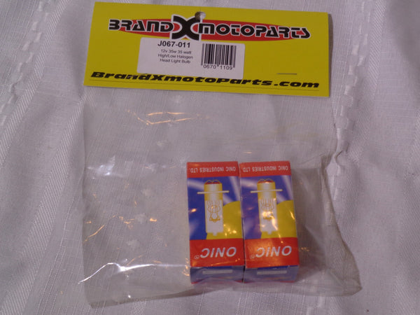 HeadLight Bulb 12v 35w/35w GY6 50cc 150cc 250cc for Scooter, Buggy, ATV (2-Pack)