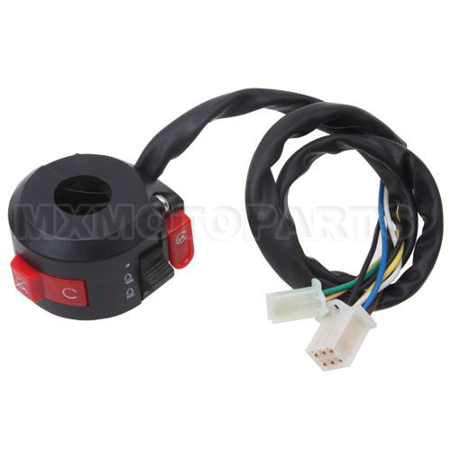 Switch Assembly for 50 to 250cc Scooters, ATV and Pit Bikes w/2 plugs V2