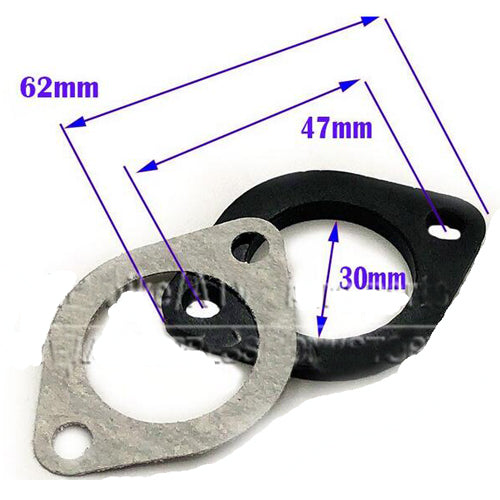 Intake gasket and insulator for PZ30 VM26 Carb 30mm Carburetor