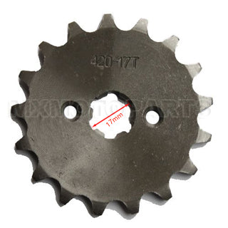 Front Sprocket 17mm 420 chain 17 Teeth