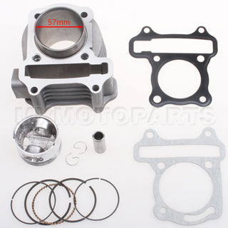 57.4mm Bore Cylinder Kit  for GY6 150cc "A" Block