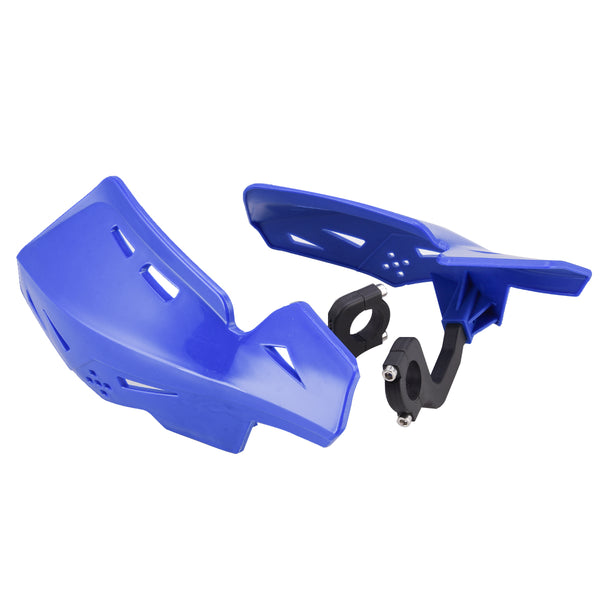 Hand Guards Plastic Protector Dirt Bike Motocross ATV 22mm 7/8" Blue