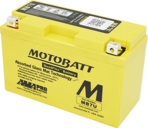 MB7U Motobatt 12V AGM Battery