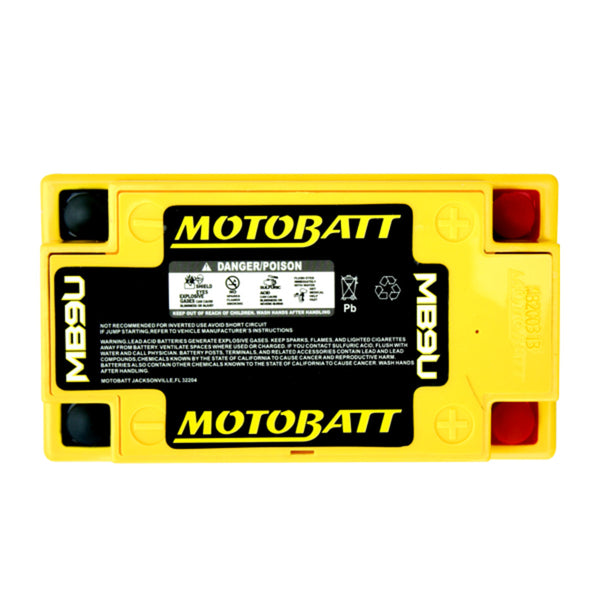 MB9U Motobatt 12V AGM Battery