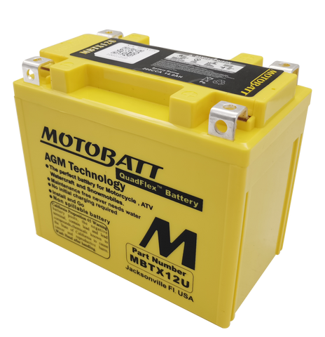 MBTX12U Motobatt 12V AGM Battery