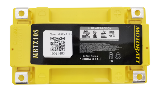 MBTZ10S Motobatt 12V AGM Battery