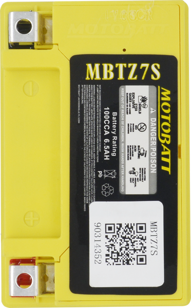 MBTZ7S Motobatt 12V AGM Battery