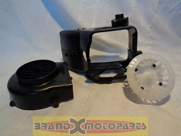 Complete Air Shroud Assembly w/fan for GY6 50cc ATV,Go Kart,Buggy's & Scooter