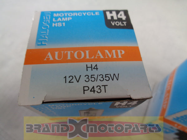 H4 12V 35/35W Headlight Bulb for your Scooter, ATV, Buggy or Go Kart (2 Pack)