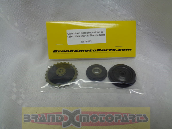 Timing Chain Guide wheels & Oil Pump Gear for 50cc to 110cc China ATV, Go Kart