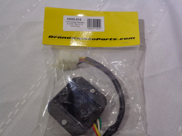 5-wire Voltage Regulator for GY6 150cc & CG 125cc-250cc ATV, Dirt Bike, Go Kart,