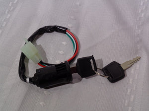 4 Wire Key Switch For Chinese Made ATV'S, Mini Quads, Pit Bikes, Go Karts